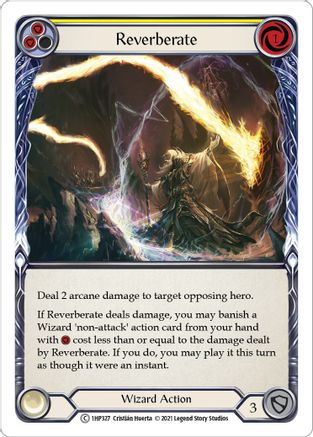 Reverberate (Yellow) [1HP327] Flesh And Blood Single Flesh And Blood   