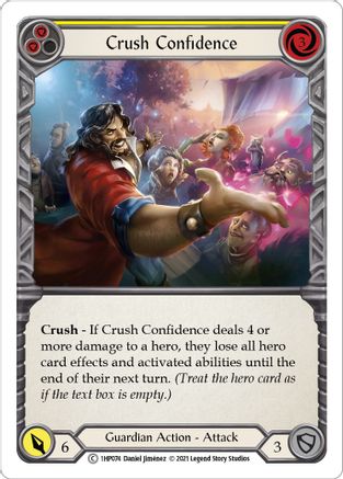 Crush Confidence (Yellow) [1HP074] Flesh And Blood Single Flesh And Blood   