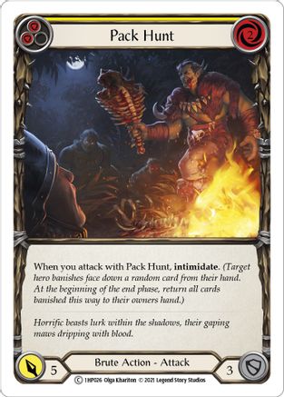 Pack Hunt (Yellow) [1HP026] Flesh And Blood Single Flesh And Blood   