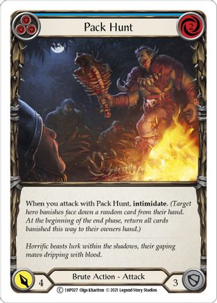 Pack Hunt (Blue) [1HP027] Flesh And Blood Single Flesh And Blood   
