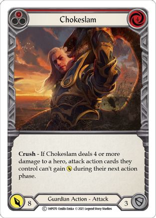 Chokeslam (Red) [1HP070] Flesh And Blood Single Flesh And Blood   