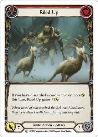 Riled Up (Red) [1HP028] Flesh And Blood Single Flesh And Blood   