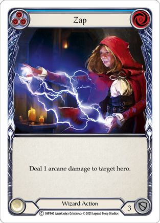 Zap (Blue) [1HP340] Flesh And Blood Single Flesh And Blood   
