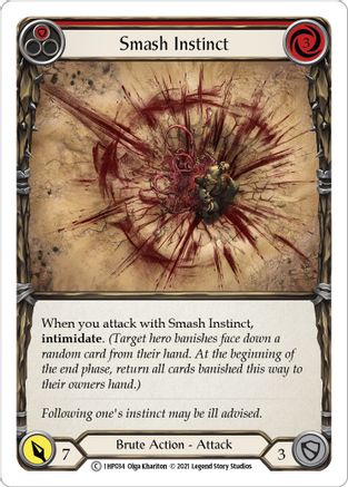 Smash Instinct (Red) [1HP034] Flesh And Blood Single Flesh And Blood   