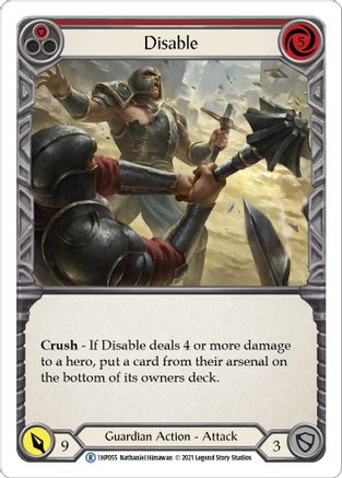 Disable (Red) [1HP055] Flesh And Blood Single Flesh And Blood   