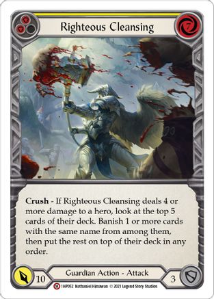 Righteous Cleansing [1HP052] Flesh And Blood Single Flesh And Blood   