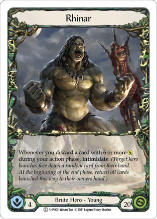 Rhinar [1HP002] Flesh And Blood Single Flesh And Blood   
