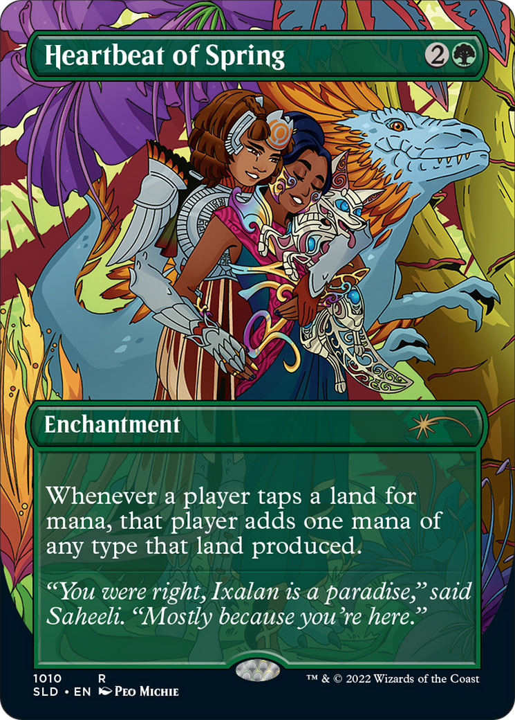 Heartbeat of Spring (SLD-1010) [Secret Lair] Drop (Borderless) Foil MTG Single Wizards of the Coast