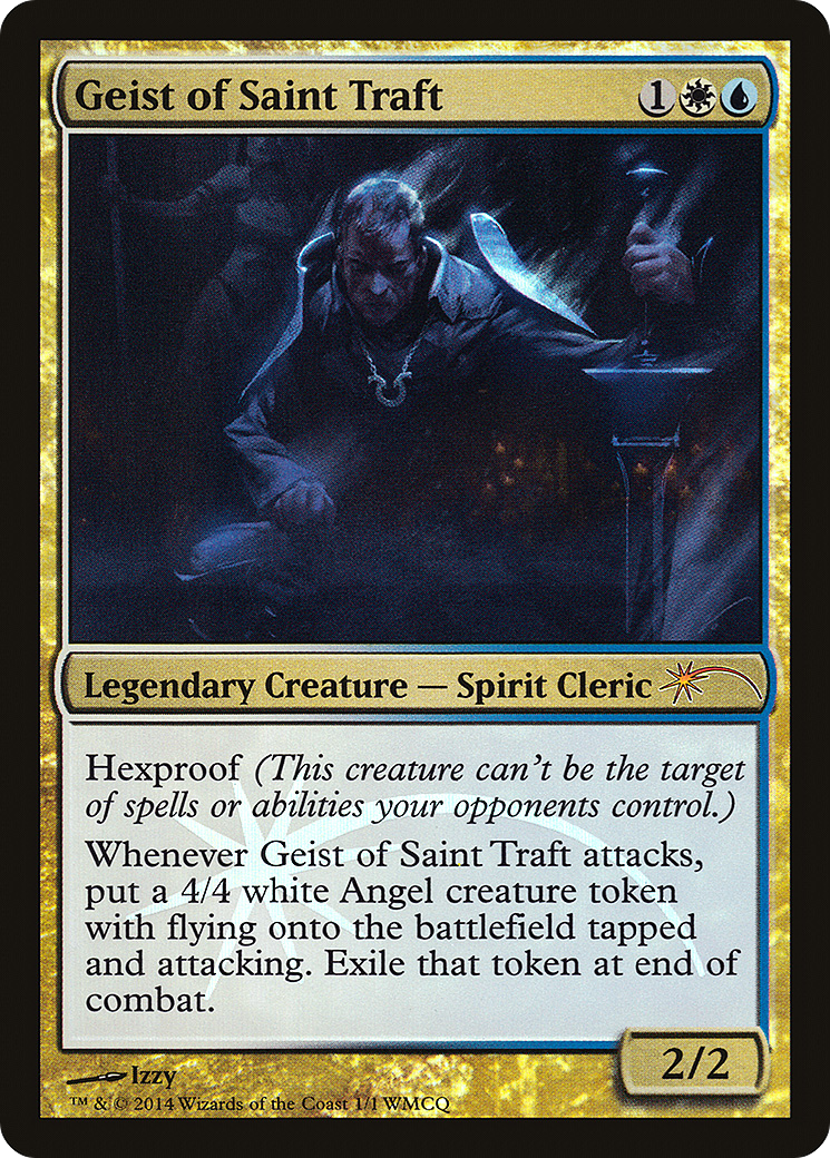 Geist of Saint Traft (WMCQ-001) [Misc] World Magic Cup Qualifiers Foil MTG Single Wizards of the Coast