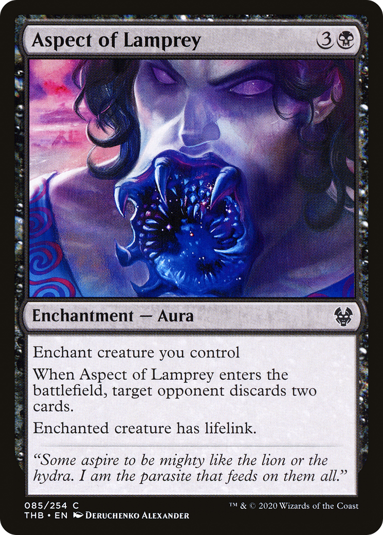 Aspect of Lamprey (THB-085) [Theros Beyond Death] MTG Single Wizards of the Coast