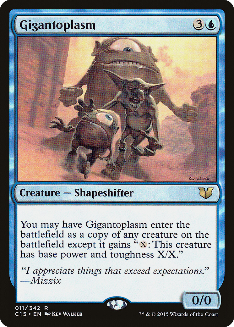 Gigantoplasm (C15-011) [Commander 2015] MTG Single Wizards of the Coast