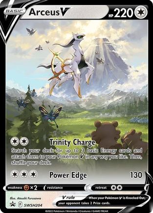 Arceus V - SWSH204 (SWSH204/307) Holofoil [Promos: SWSH Promo Cards] Pokemon Single Pokémon