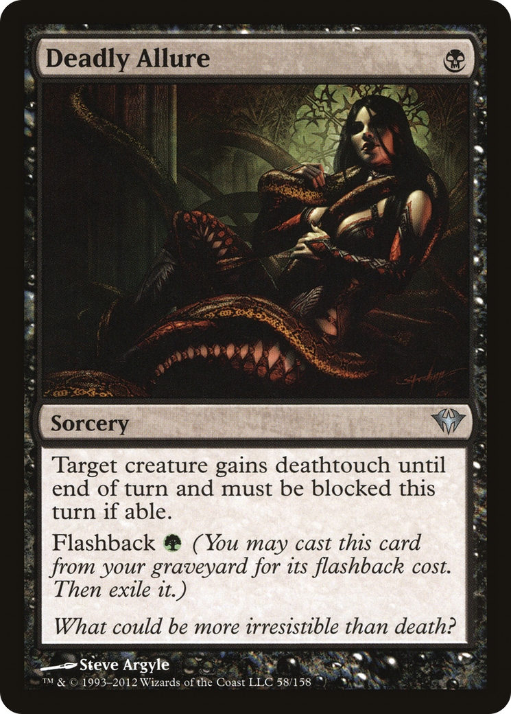 Deadly Allure (DKA-058) [Dark Ascension] MTG Single Wizards of the Coast