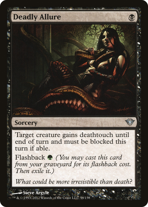 Deadly Allure (DKA-058) [Dark Ascension] MTG Single Wizards of the Coast