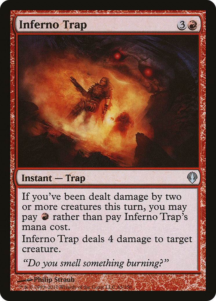 Inferno Trap (ARC-043) [Misc] Archenemy MTG Single Wizards of the Coast