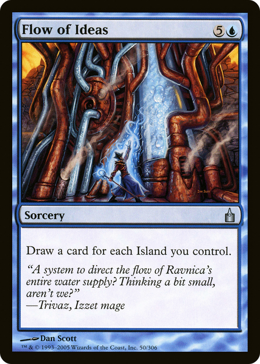 Flow of Ideas (RAV-050) [Ravnica: City of Guilds] MTG Single Wizards of the Coast