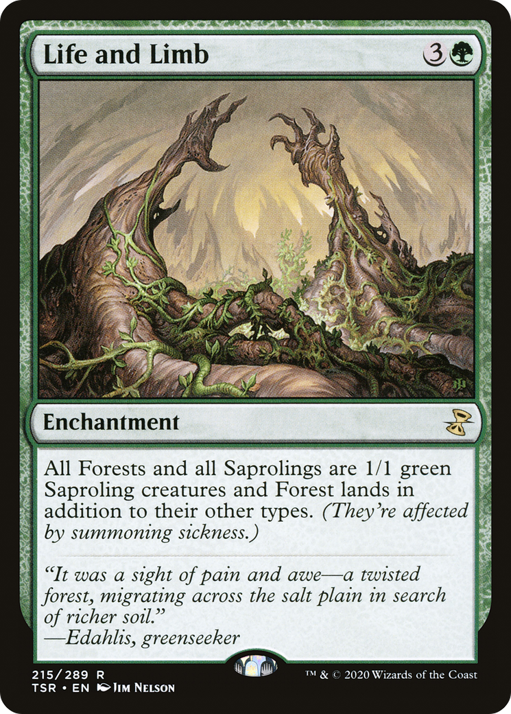 Life and Limb (TSR-215) [Time Spiral Remastered] MTG Single Wizards of the Coast
