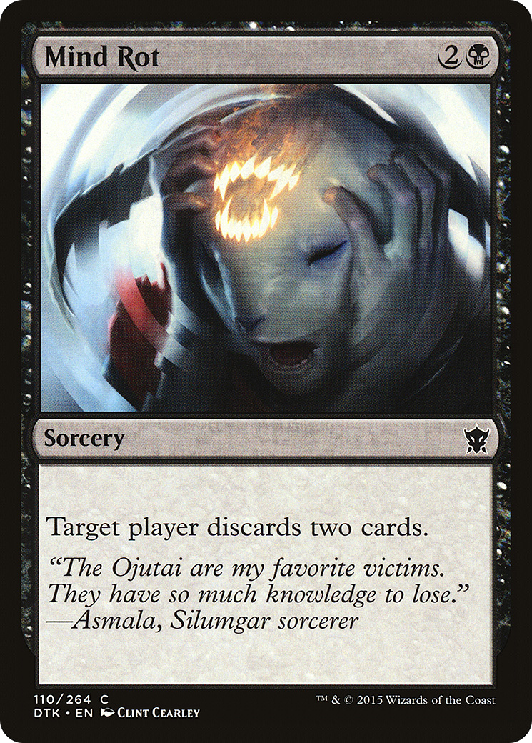 Mind Rot (DTK-110) [Dragons of Tarkir] MTG Single Wizards of the Coast