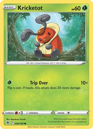 Kricketot (9/189) [SWSH: Astral Radiance] Pokemon Single Pokémon