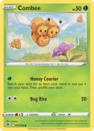 Combee (11/189) [SWSH: Astral Radiance] Pokemon Single Pokémon