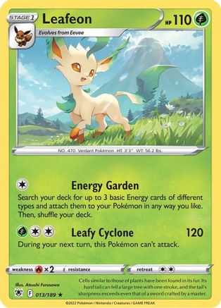 Leafeon (13/189) [SWSH: Astral Radiance] Pokemon Single Pokémon