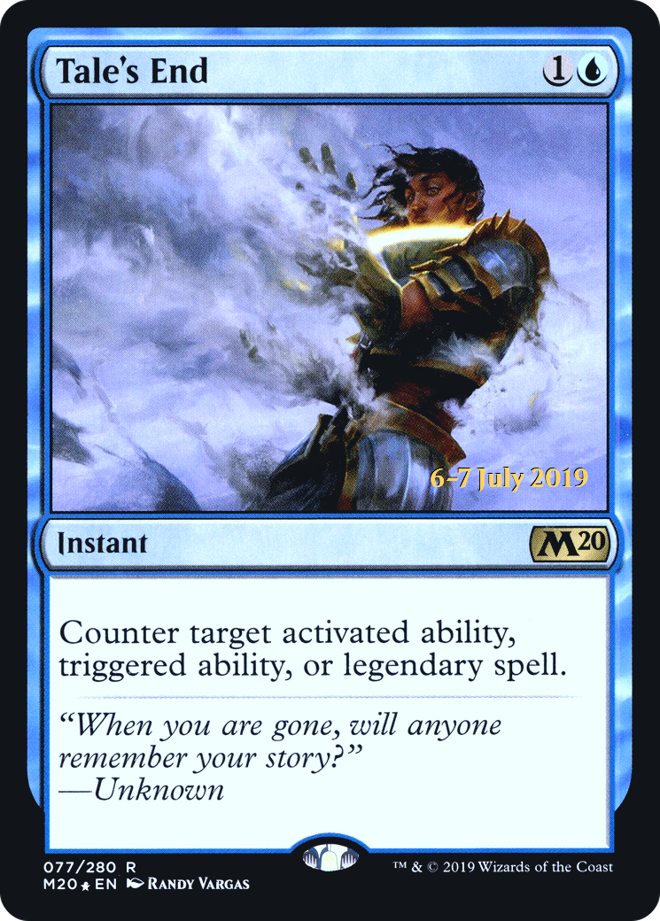 Tale's End (PRE-077) [Core Set 2020 Promos] Foil MTG Single Wizards of the Coast