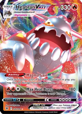Heatran VMAX (26/189) Holofoil [SWSH: Astral Radiance] Pokemon Single Pokémon