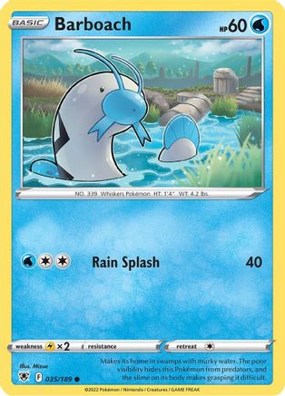 Barboach (35/189) [SWSH: Astral Radiance] Pokemon Single Pokémon