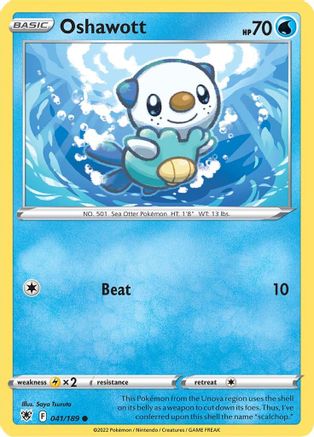 Oshawott (41/189) [SWSH: Astral Radiance] Pokemon Single Pokémon