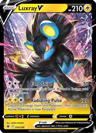 Luxray V (50/189) Holofoil [SWSH: Astral Radiance] Pokemon Single Pokémon