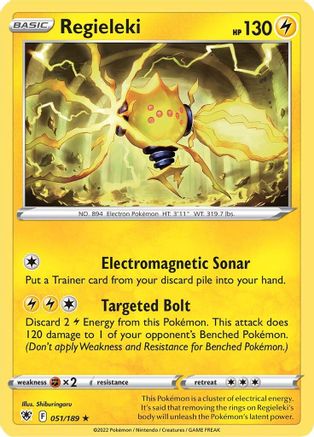 Regieleki (51/189) [SWSH: Astral Radiance] Pokemon Single Pokémon