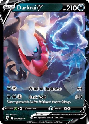 Darkrai V (98/189) Holofoil [SWSH: Astral Radiance] Pokemon Single Pokémon