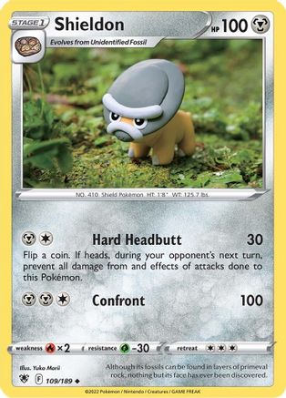 Shieldon (109/189) [SWSH: Astral Radiance] Pokemon Single Pokémon