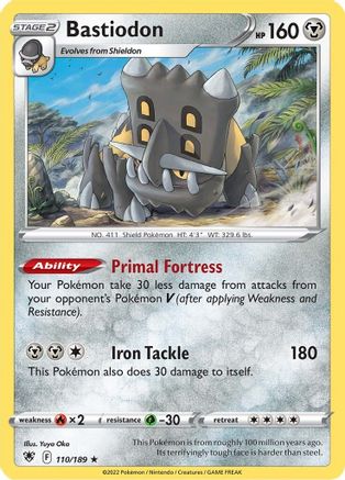Bastiodon (110/189) Holofoil [SWSH: Astral Radiance] Pokemon Single Pokémon