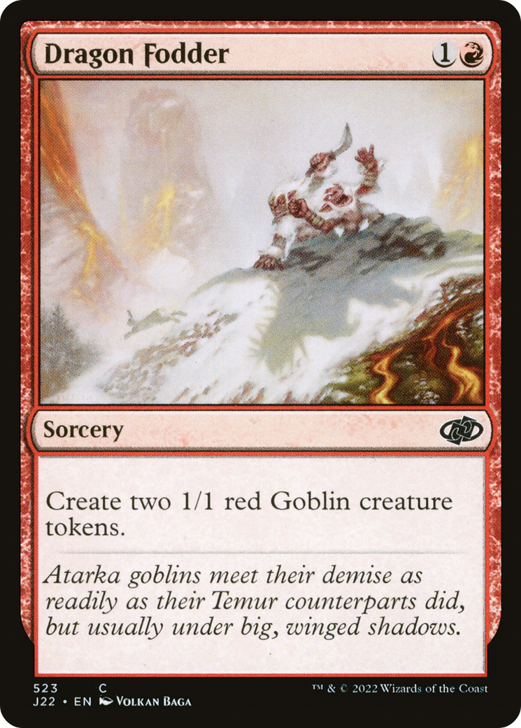 Dragon Fodder (J22-523) [Jumpstart 2022] MTG Single Wizards of the Coast