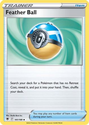 Feather Ball (141/189) [SWSH: Astral Radiance] Pokemon Single Pokémon