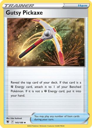 Gutsy Pickaxe (145/189) [SWSH: Astral Radiance] Pokemon Single Pokémon