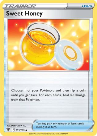 Sweet Honey (153/189) Reverse Holofoil [SWSH: Astral Radiance] Pokemon Single Pokémon