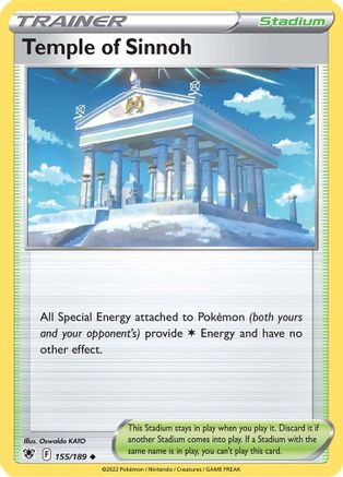 Temple of Sinnoh (155/189) Reverse Holofoil [SWSH: Astral Radiance] Pokemon Single Pokémon