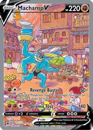 Machamp V (Alternate Full Art) (172/189) Holofoil [SWSH: Astral Radiance] Pokemon Single Pokémon