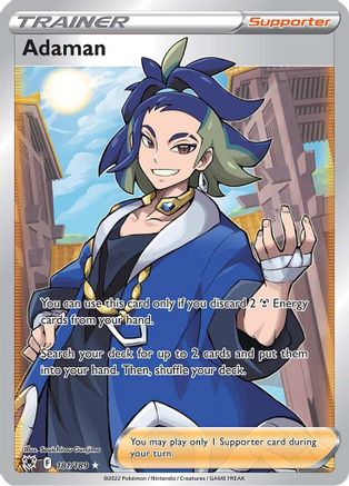Adaman (Full Art) (181/189) Holofoil [SWSH: Astral Radiance] Pokemon Single Pokémon