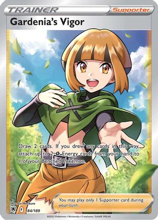 Gardenia's Vigor (Full Art) (184/189) Holofoil [SWSH: Astral Radiance] Pokemon Single Pokémon