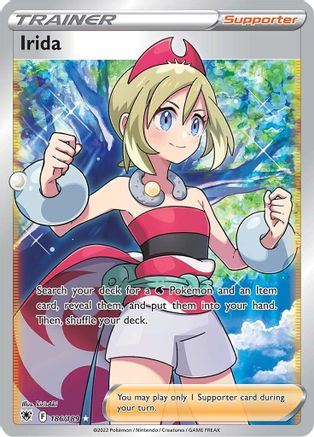 Irida (Full Art) (186/189) - [SWSH: Astral Radiance] Holofoil Pokemon Single Pokémon