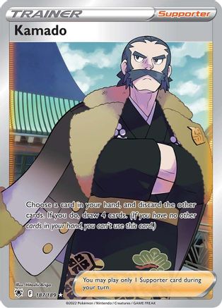 Kamado (Full Art) (187/189) Holofoil [SWSH: Astral Radiance] Pokemon Single Pokémon