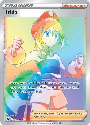 Irida (Secret) 204/189 Holofoil [SWSH: Astral Radiance] Pokemon Single Pokémon