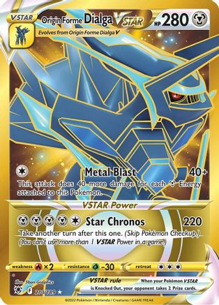 Origin Forme Dialga VSTAR - 210/189 (Secret) (210/189) Holofoil [SWSH: Astral Radiance] Pokemon Single Pokémon