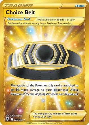 Choice Belt (Secret) (211/189) Holofoil [SWSH: Astral Radiance] Pokemon Single Pokémon
