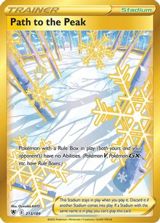 Path to the Peak (Secret) (213/189) Holofoil [SWSH: Astral Radiance] Pokemon Single Pokémon