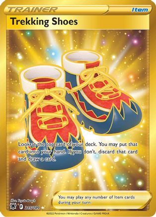 Trekking Shoes (Secret) (215/189) Holofoil [SWSH: Astral Radiance] Pokemon Single Pokémon