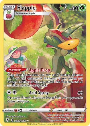 Flapple (TG02/30) Holofoil [SWSH: Astral Radiance Trainer Gallery] Pokemon Single Pokémon